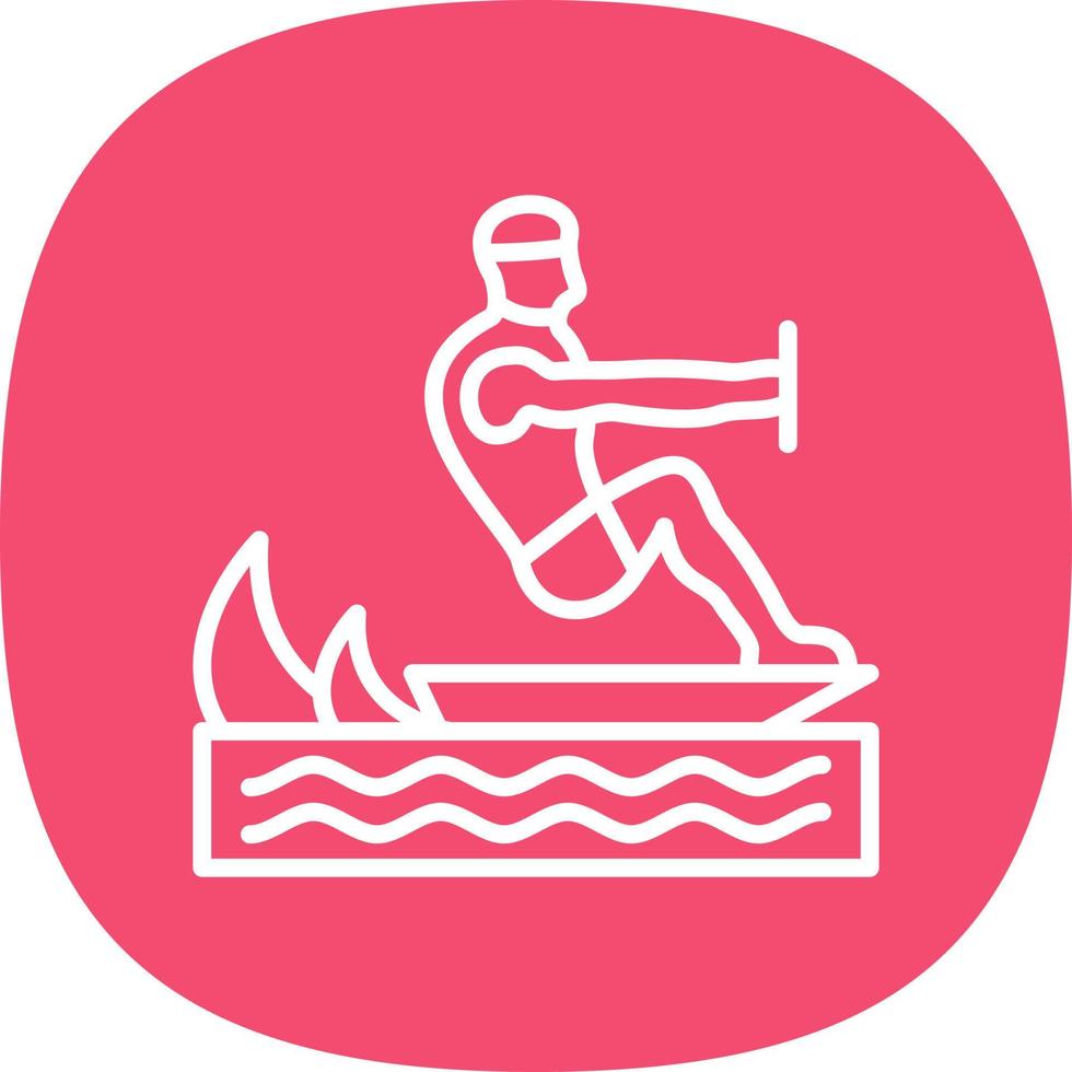 diseño de icono de vector de surf