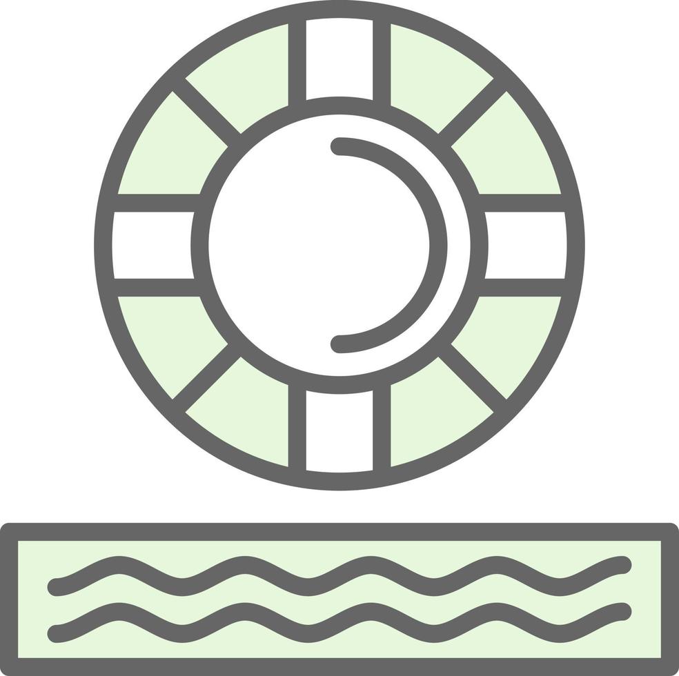 Lifebuoy Vector Icon Design