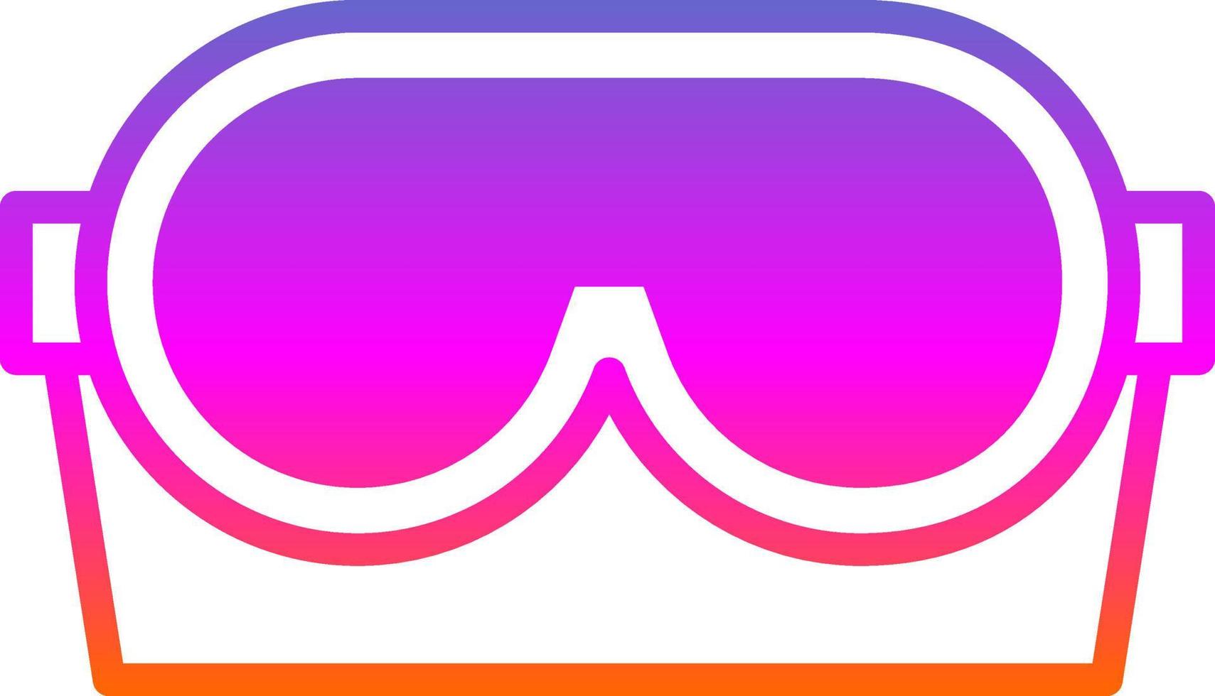 Goggles Vector Icon Design