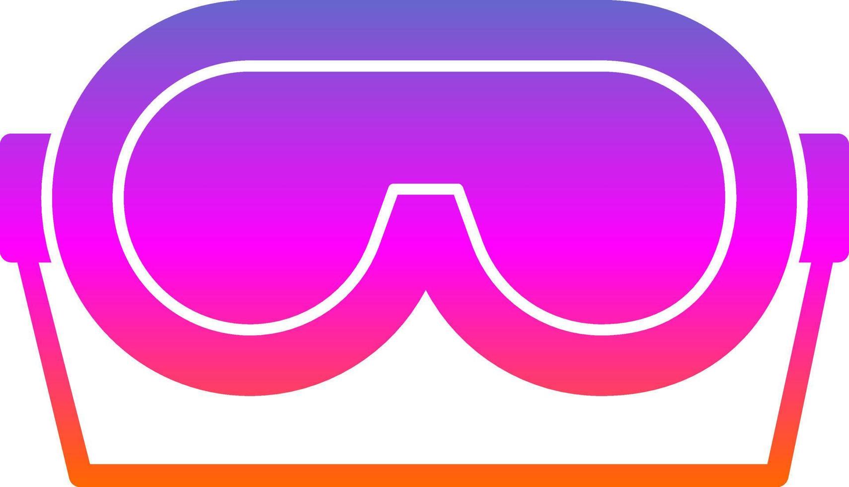 Goggles Vector Icon Design