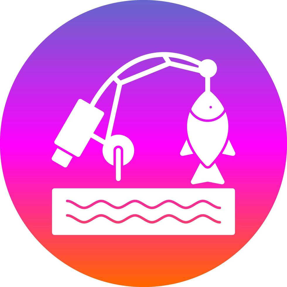 Fishing Vector Icon Design