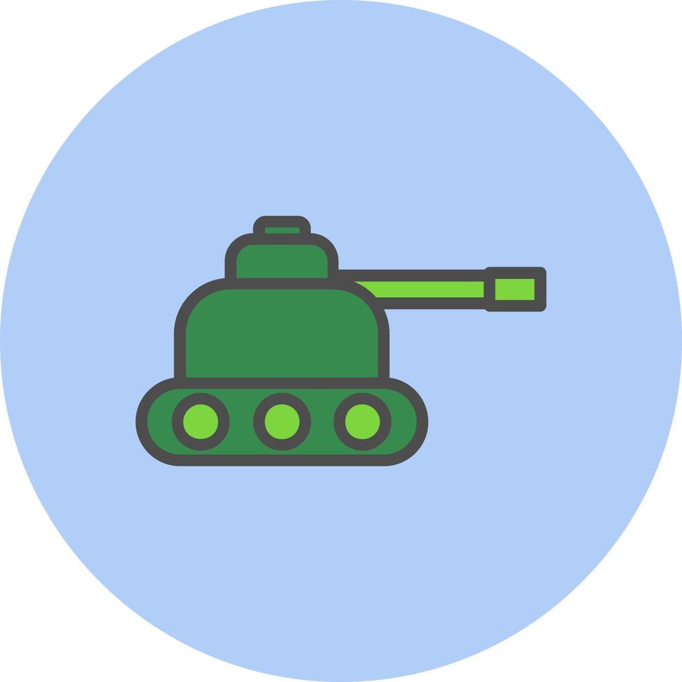 icono de vector de tanque