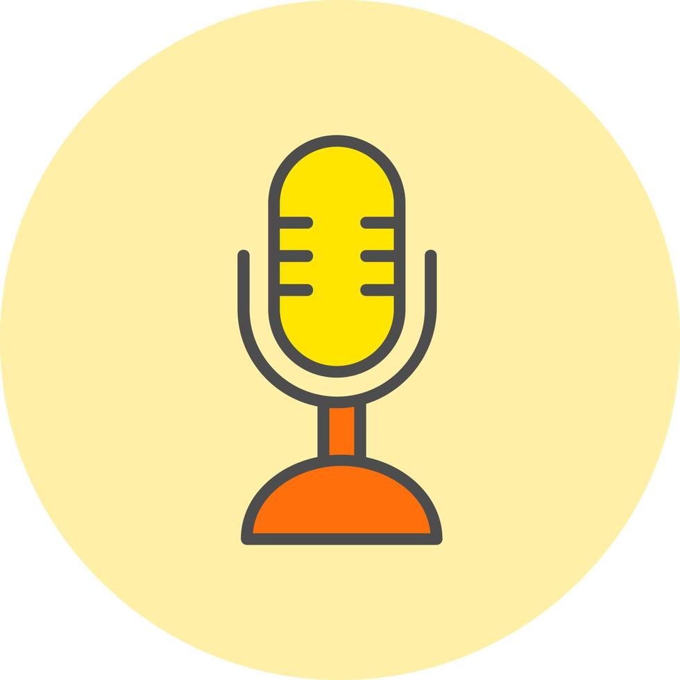 Microphone  Vector Icon