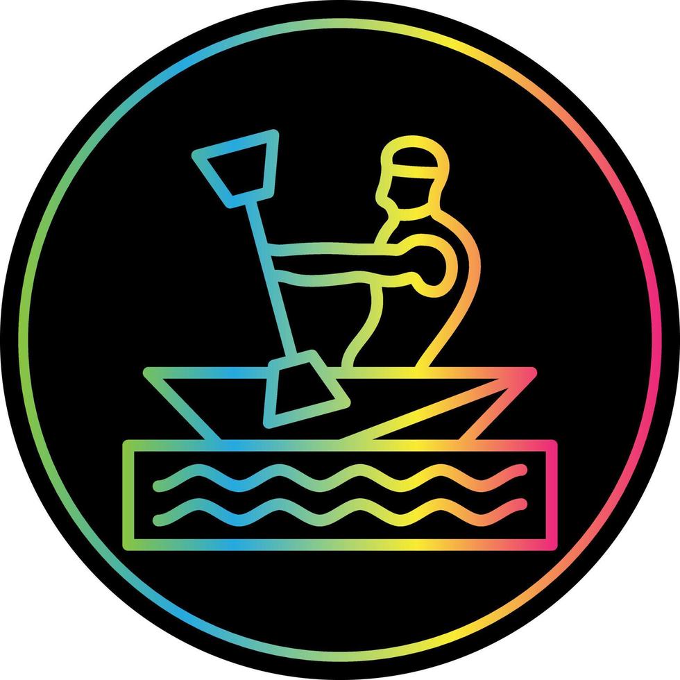 diseño de icono de vector de kayak