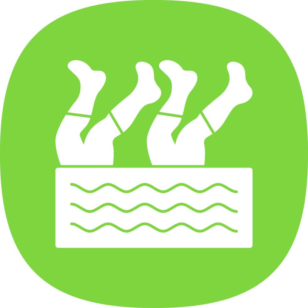 Artistic Swimming Vector Icon Design