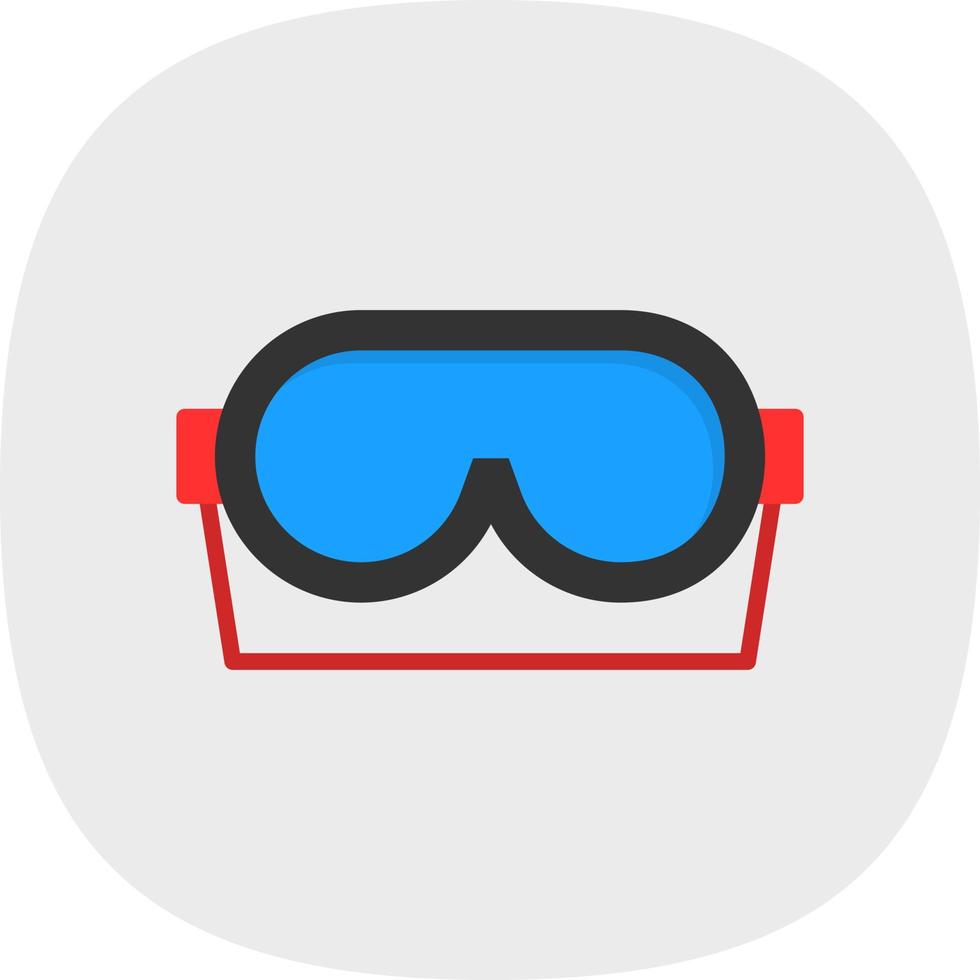 Goggles Vector Icon Design