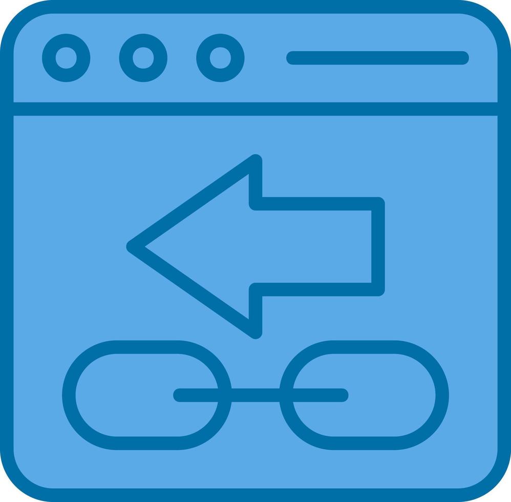 Backlink Vector Icon Design