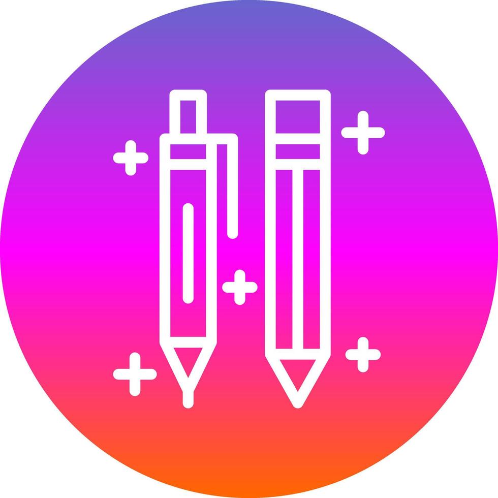 Pen And Pencil Vector Icon Design