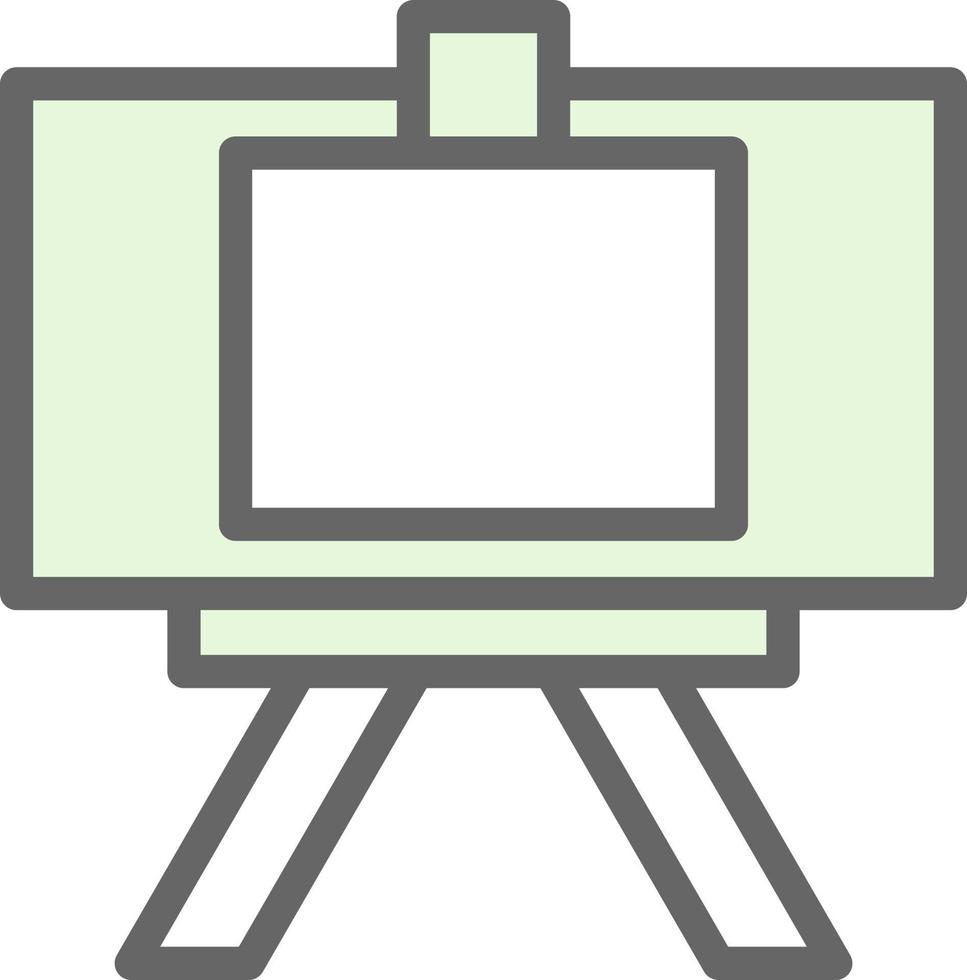 Canvas And Easel Vector Icon Design