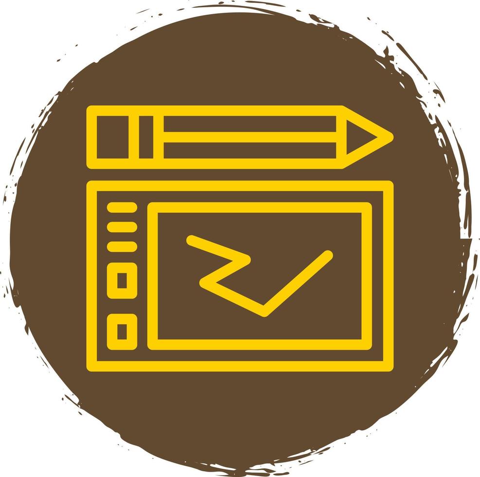 Graphic Tablet Vector Icon Design