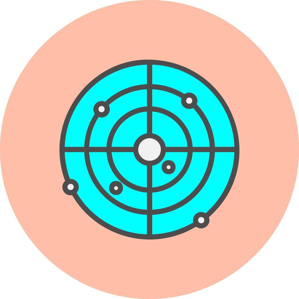 Sonar  Vector Icon