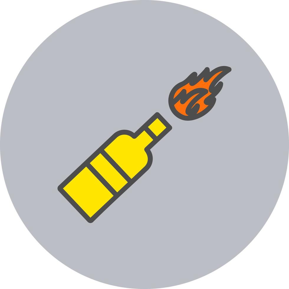 Molotov Cocktail  Vector Icon