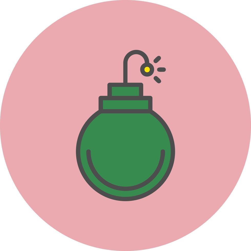 Bomb Detonation  Vector Icon