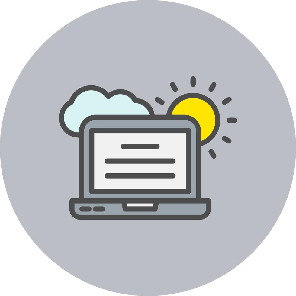 Digital Nomad Vector Icon