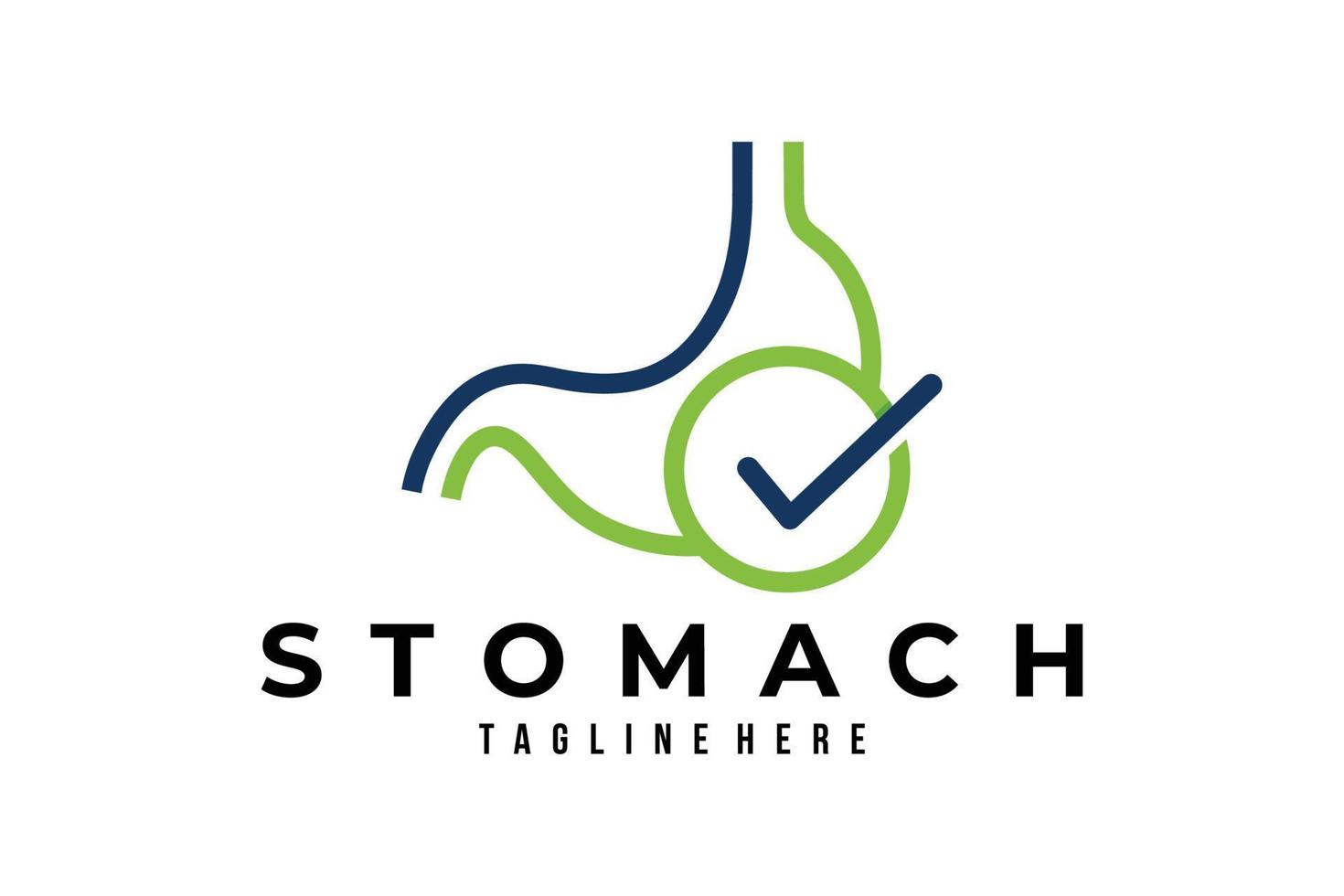 stomach care logo icon vector isolated