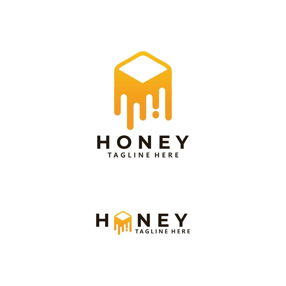 honey logo icon vector isolated