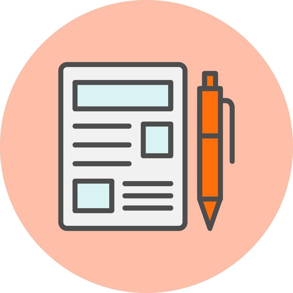 Blogger Vector Icon