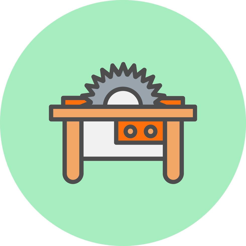 Table Saw Vector Icon