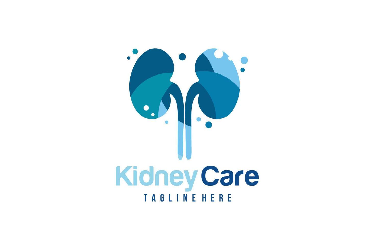 kidney care logo icon vector isolated