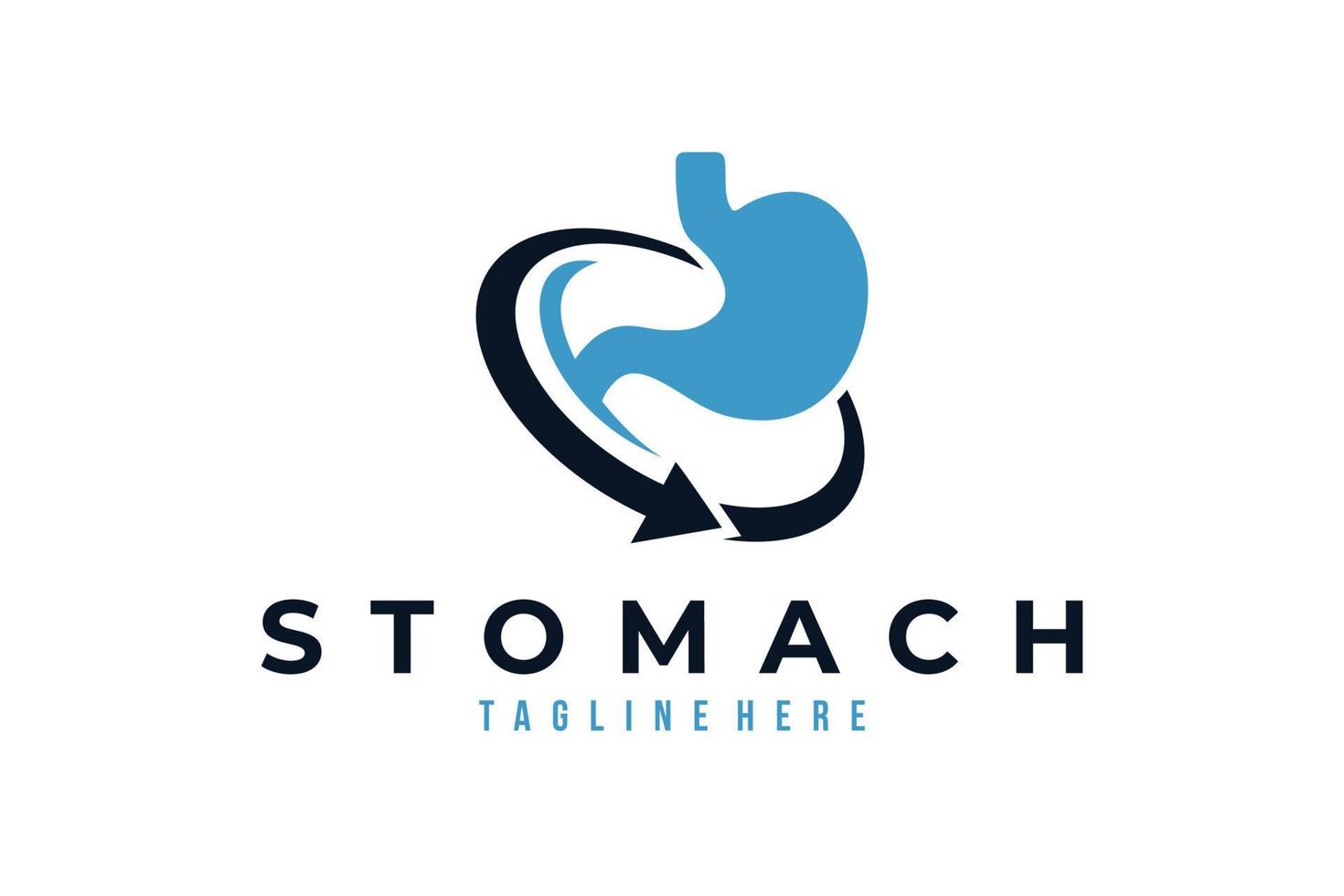 stomach care logo icon vector isolated