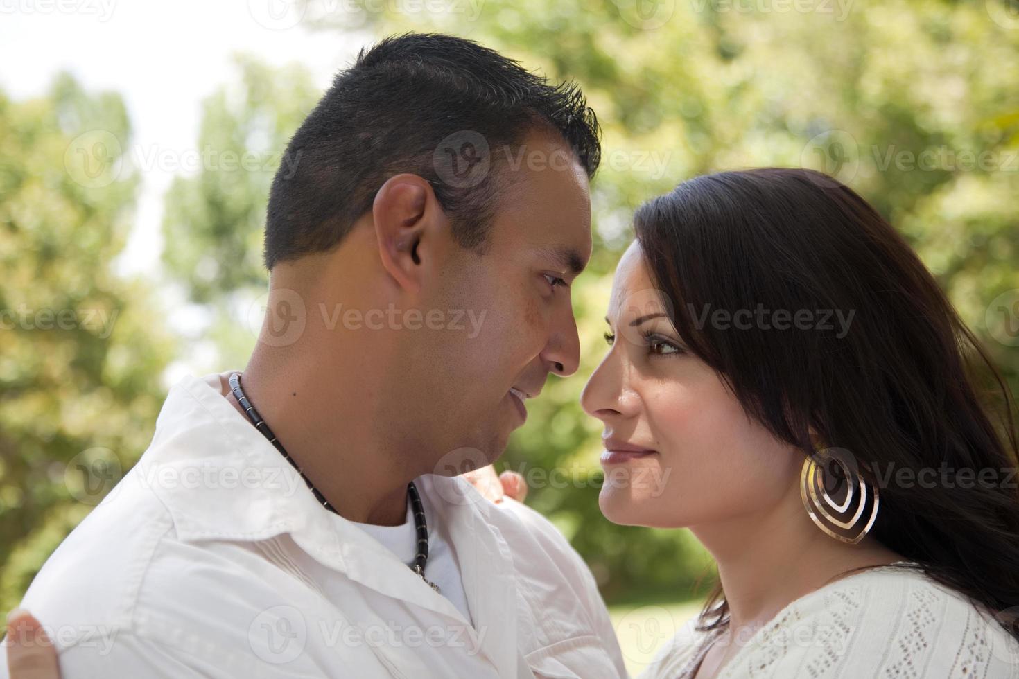 Happy Couple in the Park photo