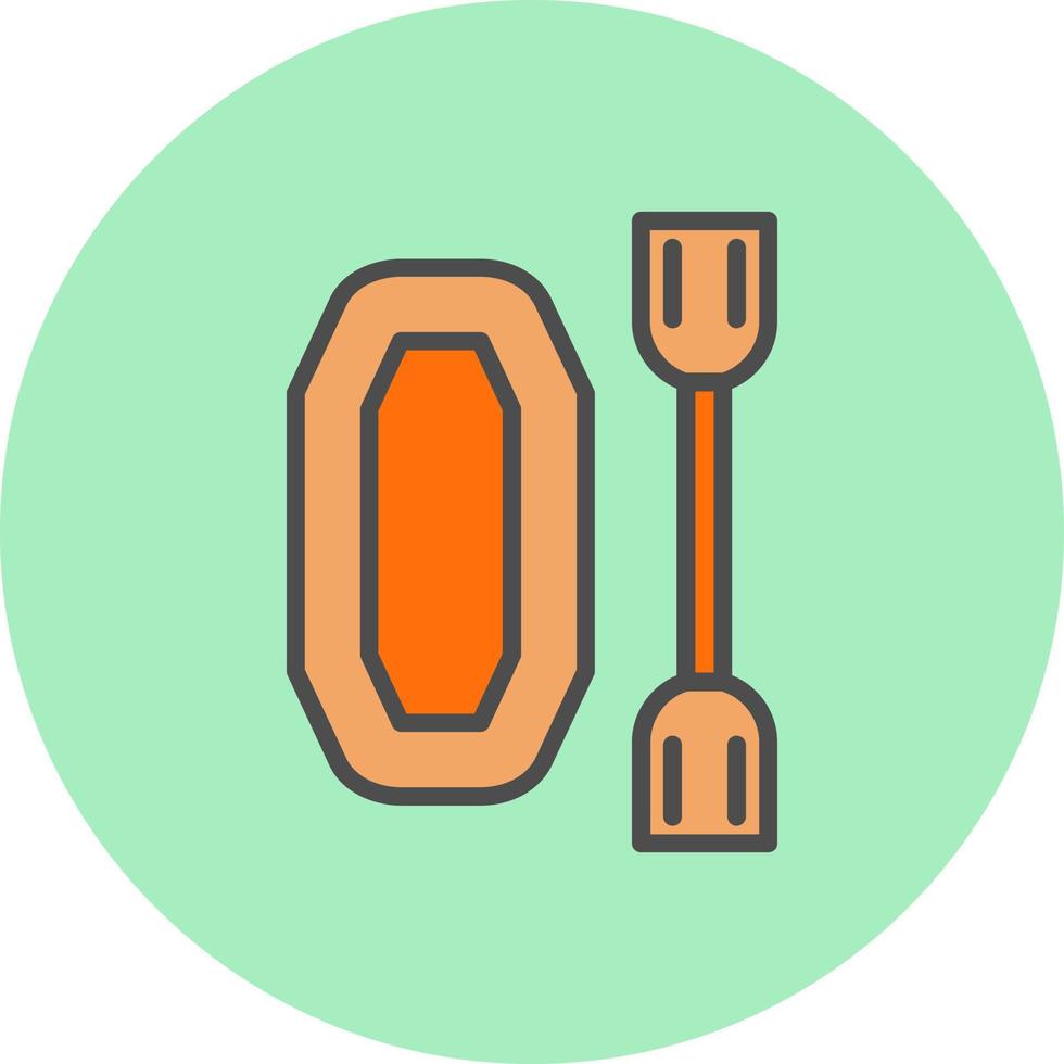 Life raft Vector Icon