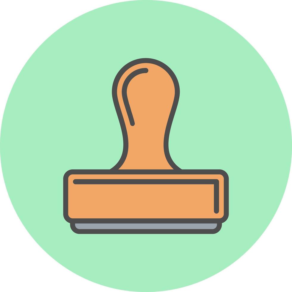 Rubber Stamp Vector Icon 16450553 Vector Art at Vecteezy