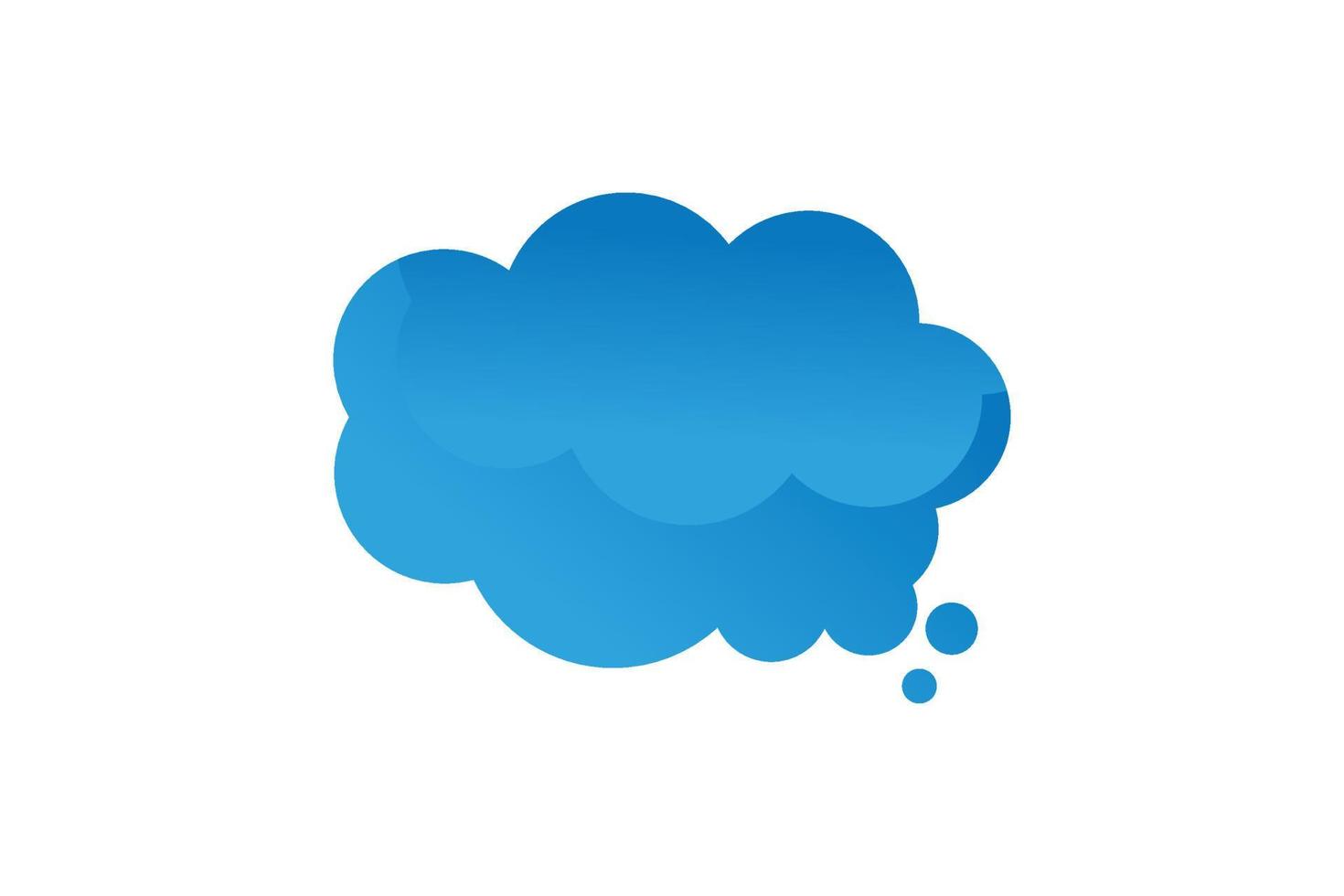 burbuja chat logo icono vector aislado