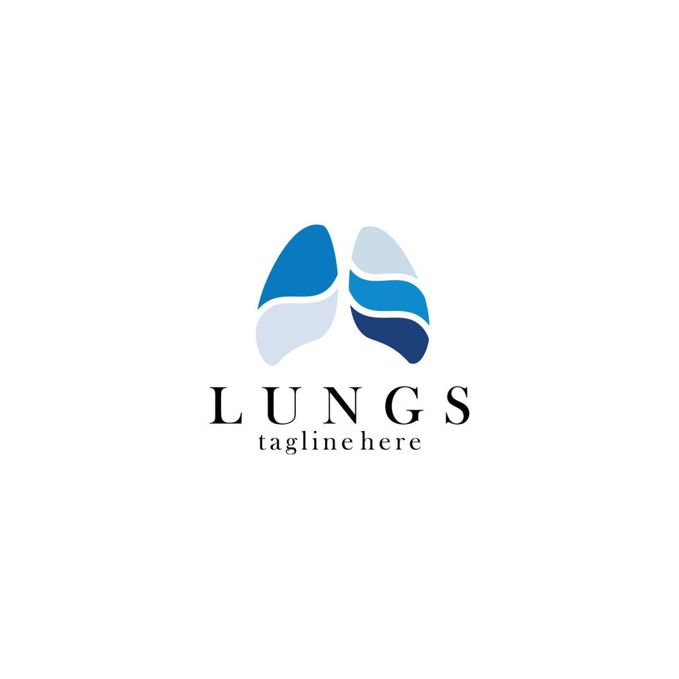 lungs logo icon vector isolated