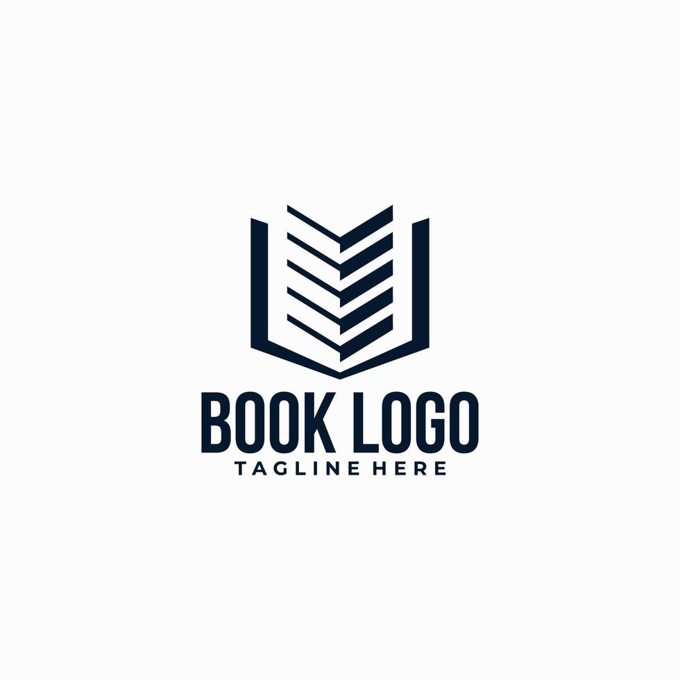 book logo icon vector isolated