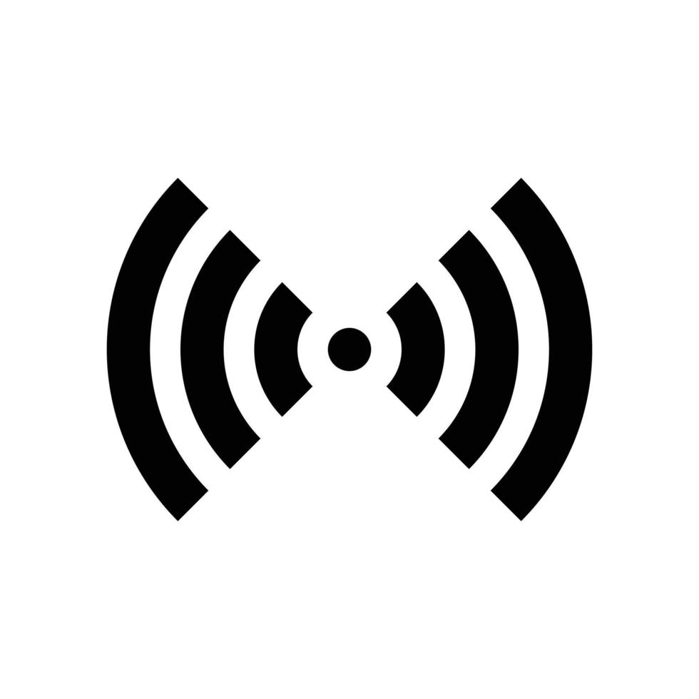 wifi signal icon silhouette vector