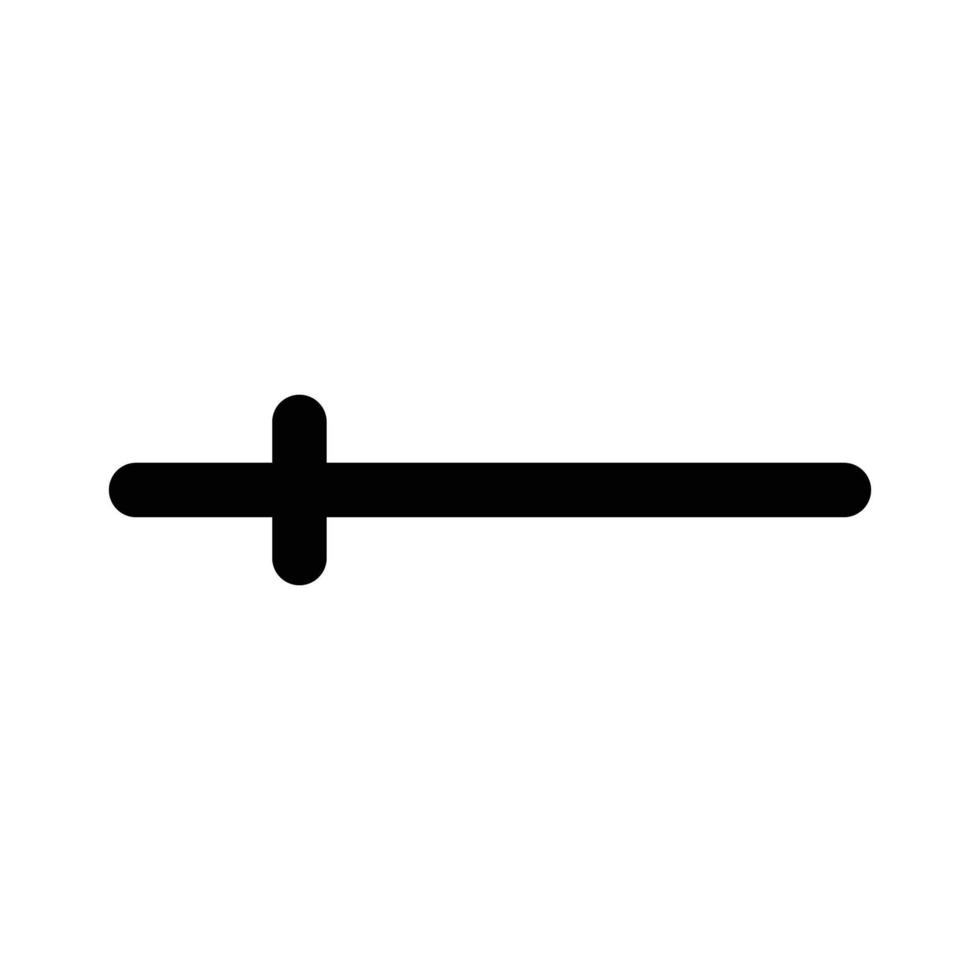 single slider icon vector