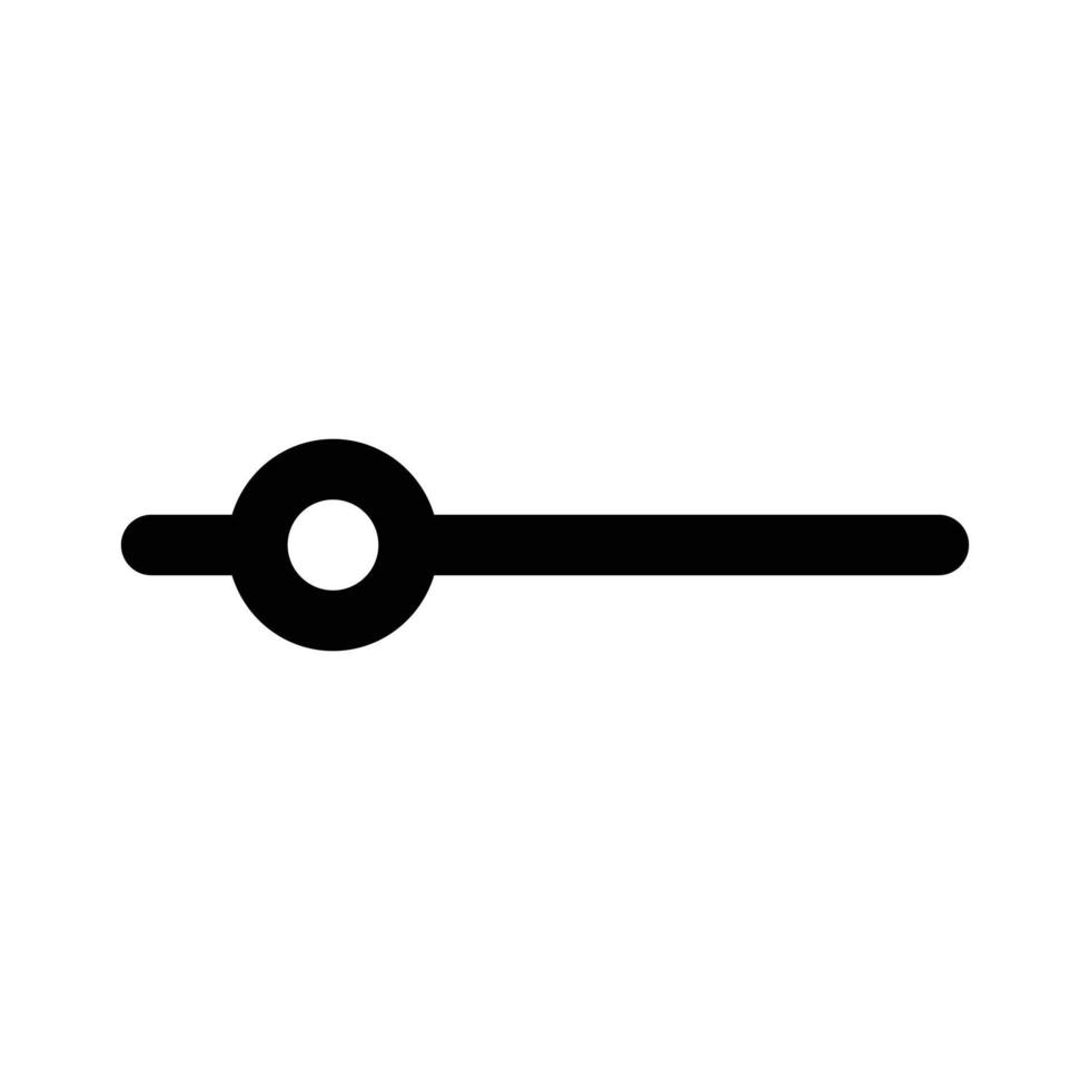 single slider icon vector