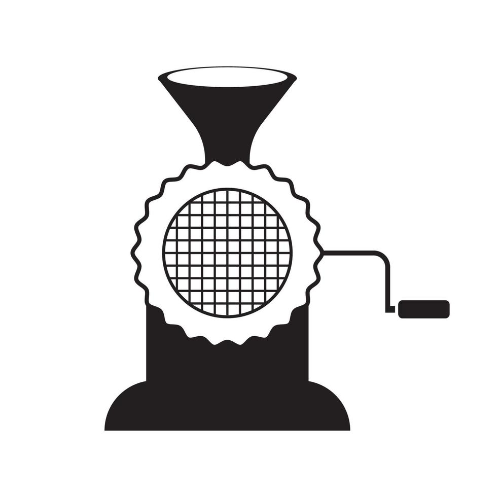 meat grinder icon vector