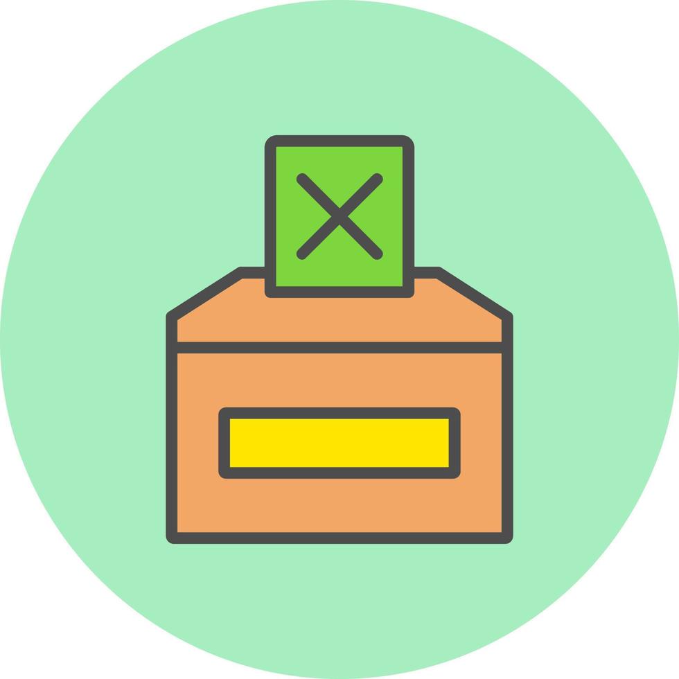 Vote No Vector Icon
