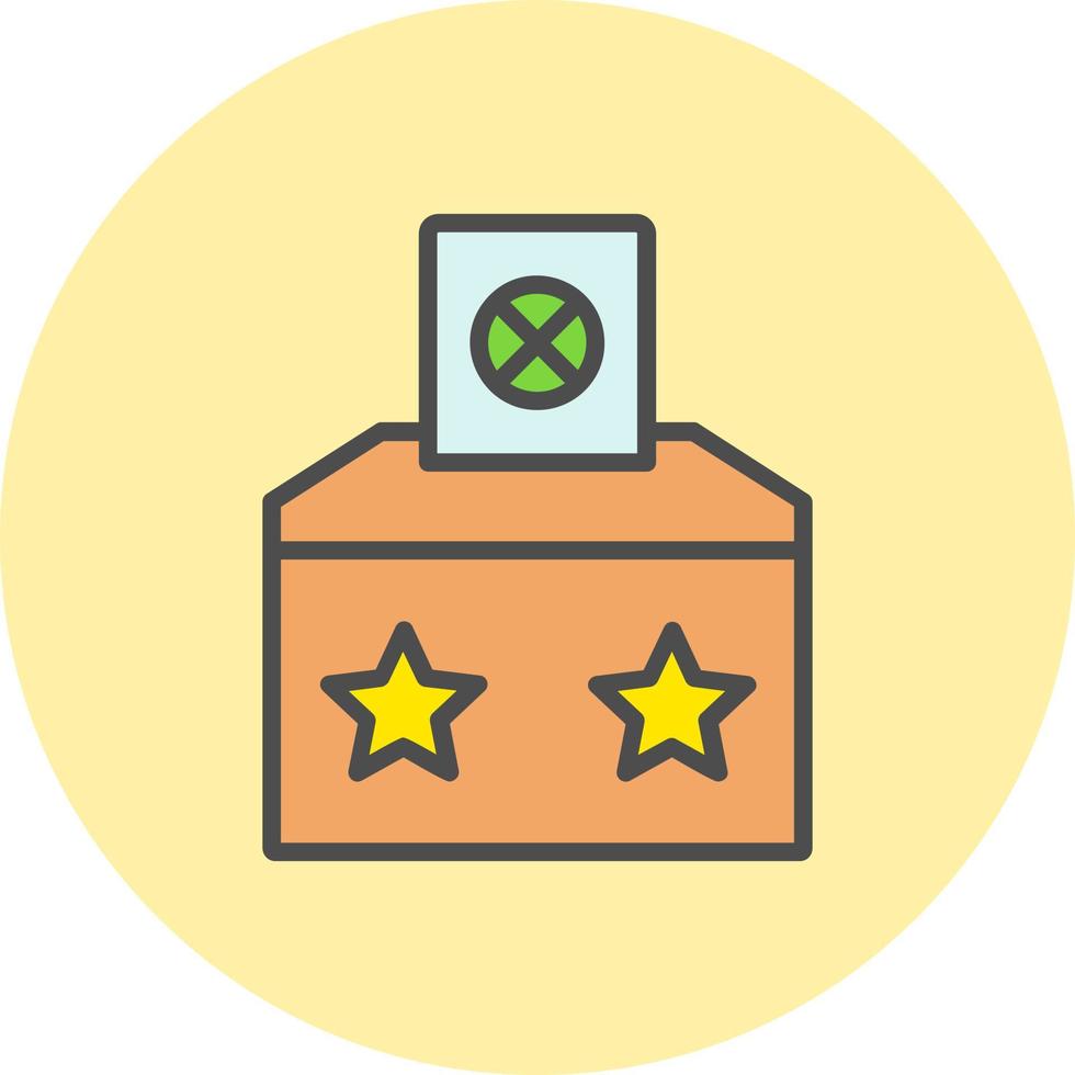 Voting Box Vector Icon