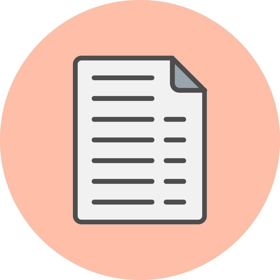 Document Vector Icon