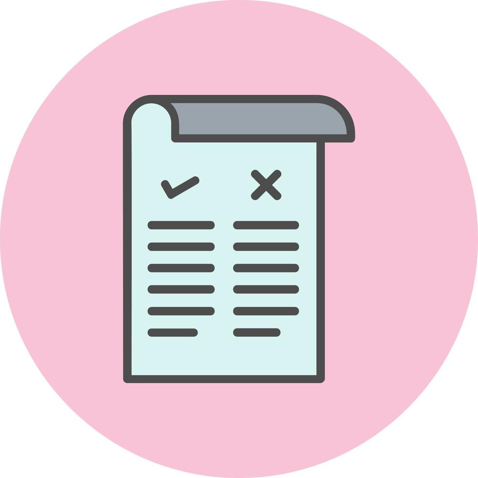 Pros And Cons Vector Icon