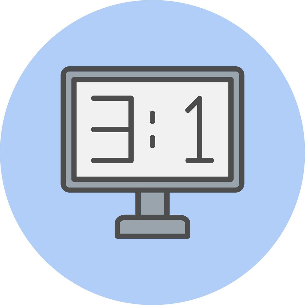 Score Board Vector Icon