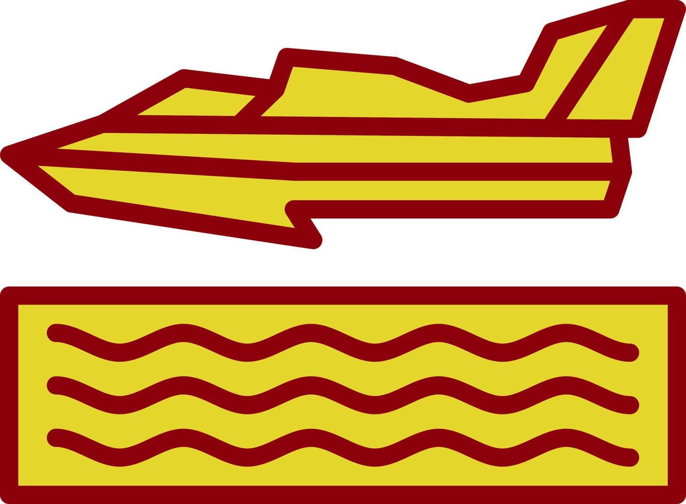 Hydroplane Racing Vector Icon Design