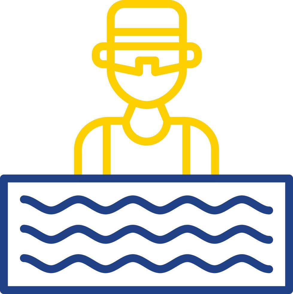 Aquathlon Vector Icon Design