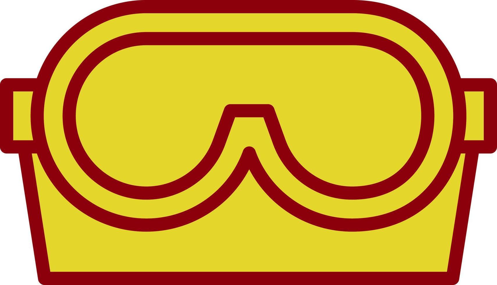 Goggles Vector Icon Design
