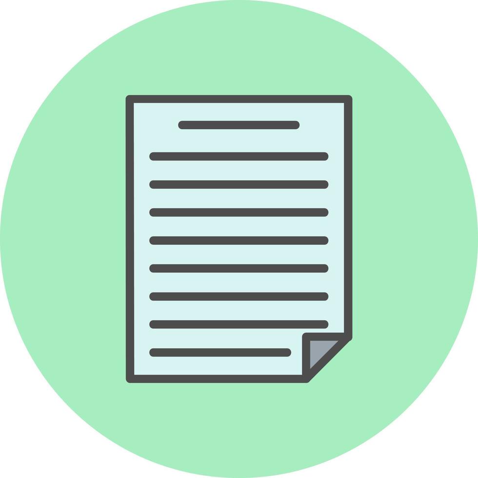 Memo Vector Icon