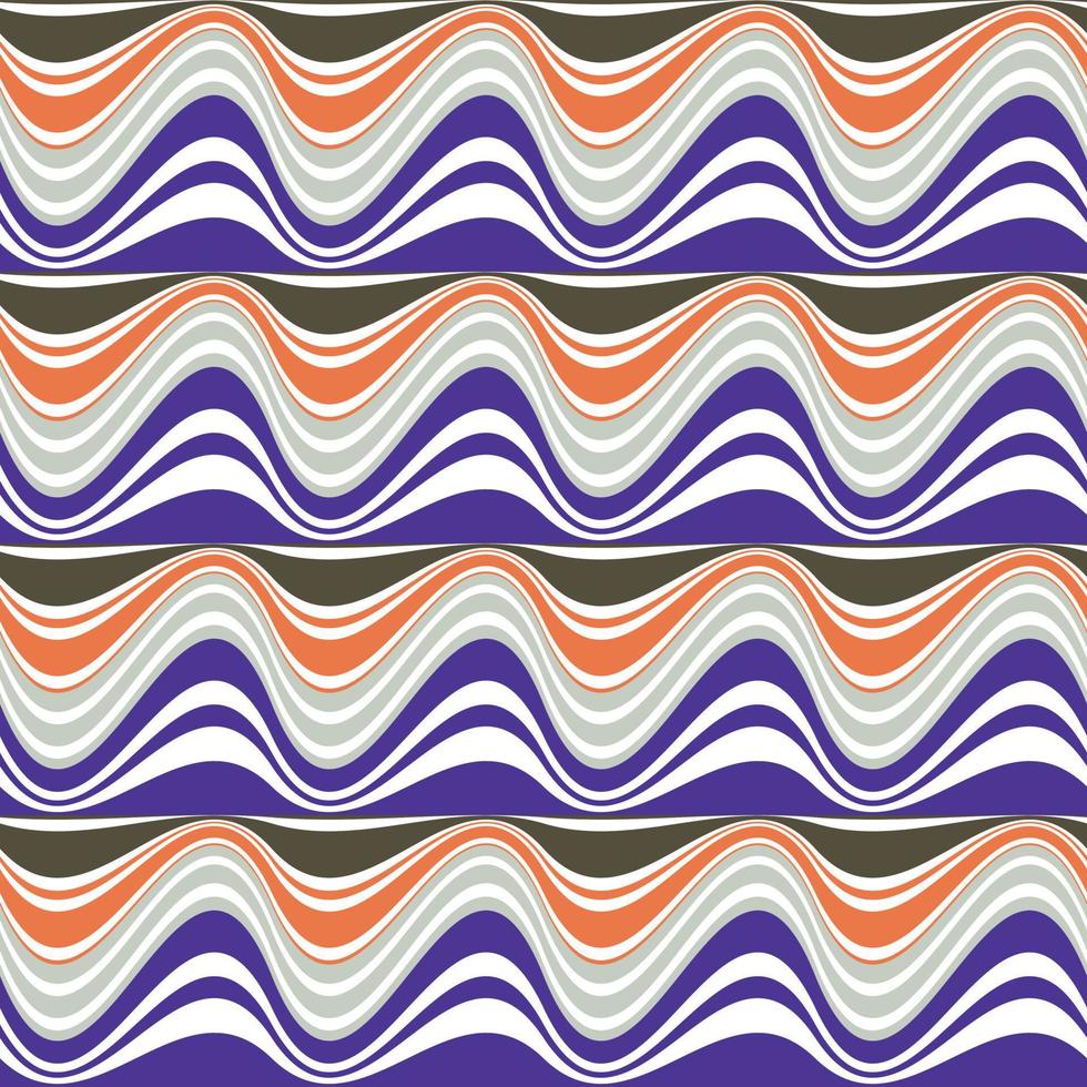 fondo geométrico de patrones sin fisuras de chevrons para papel tapiz, papel de regalo, estampado de tela, muebles. estampado en zig-zag. adorno pintado inusual de pinceladas. vector