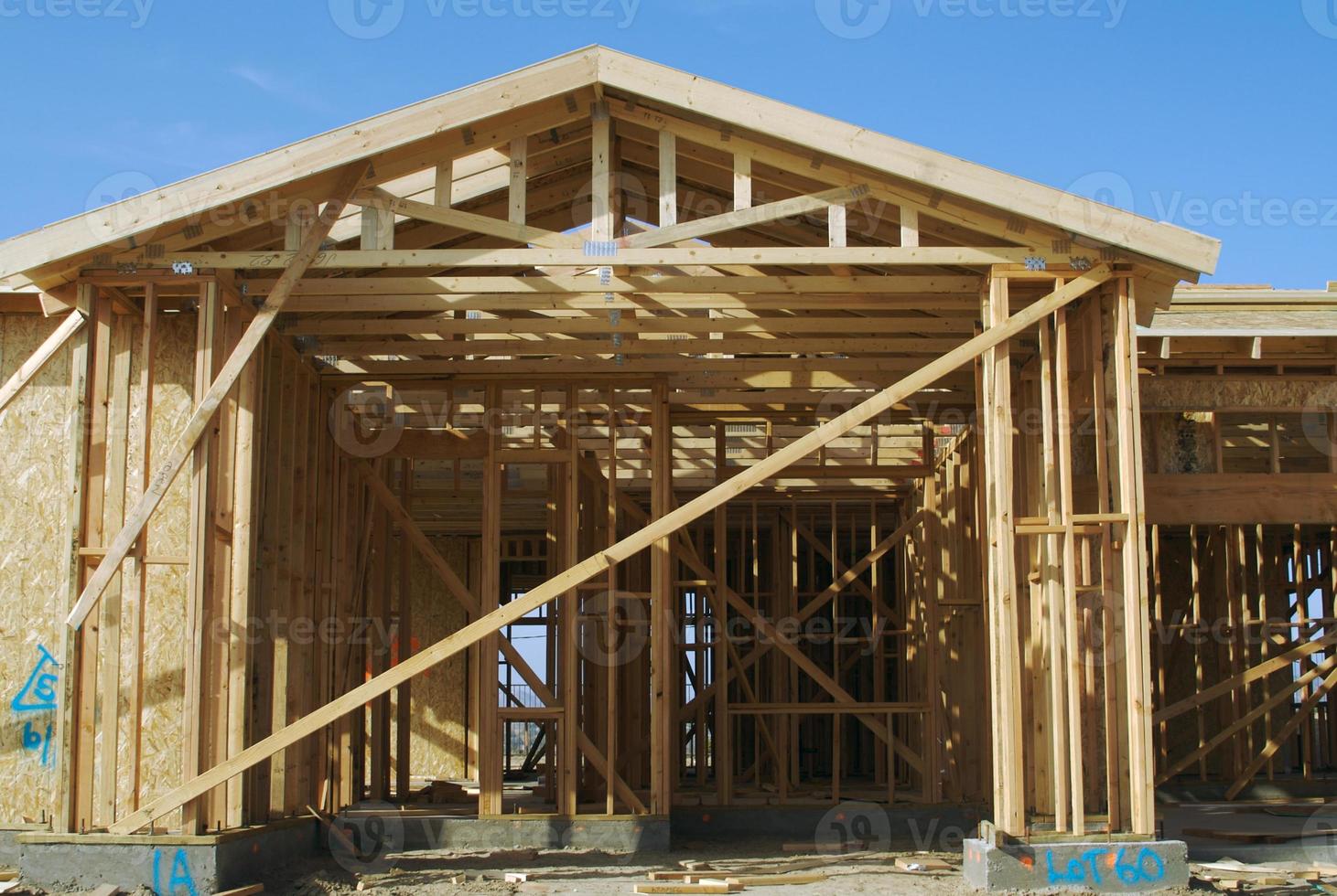 Construction Home Framing Abstract photo