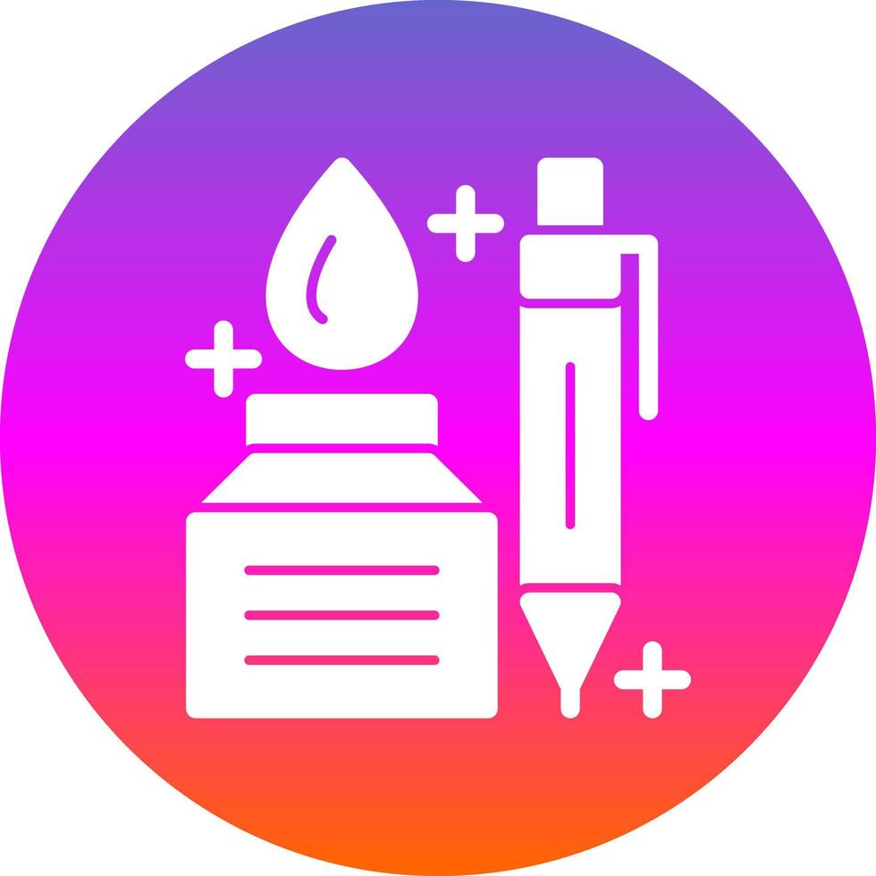 Pen And Ink Vector Icon Design