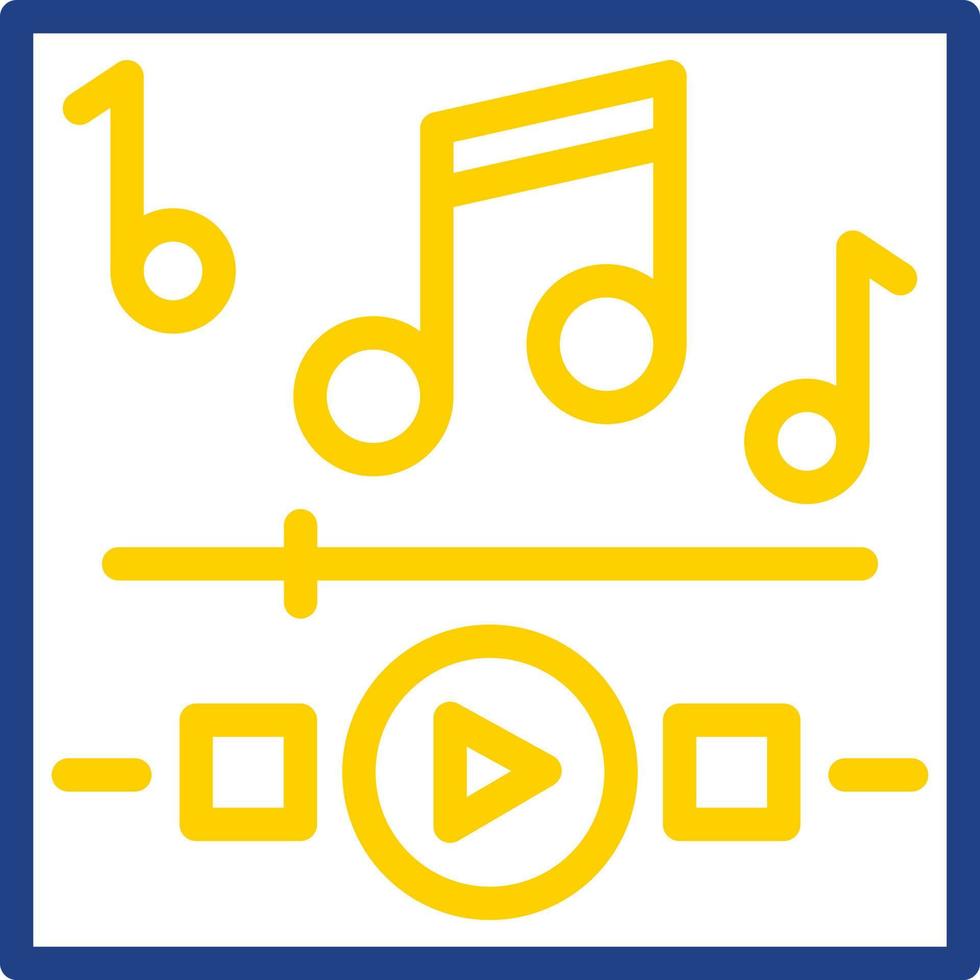 Music Playing Vector Icon Design