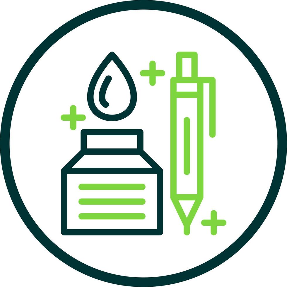 Pen And Ink Vector Icon Design