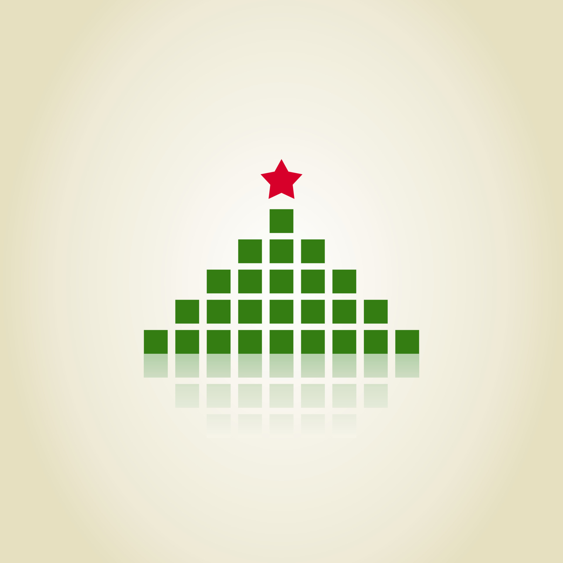 Christmas tree made of green squares 16452463 Vector Art at Vecteezy