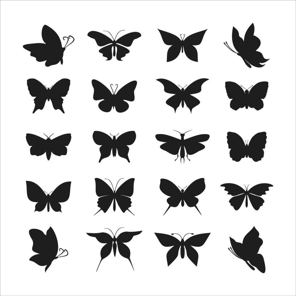 colección la mariposa vector